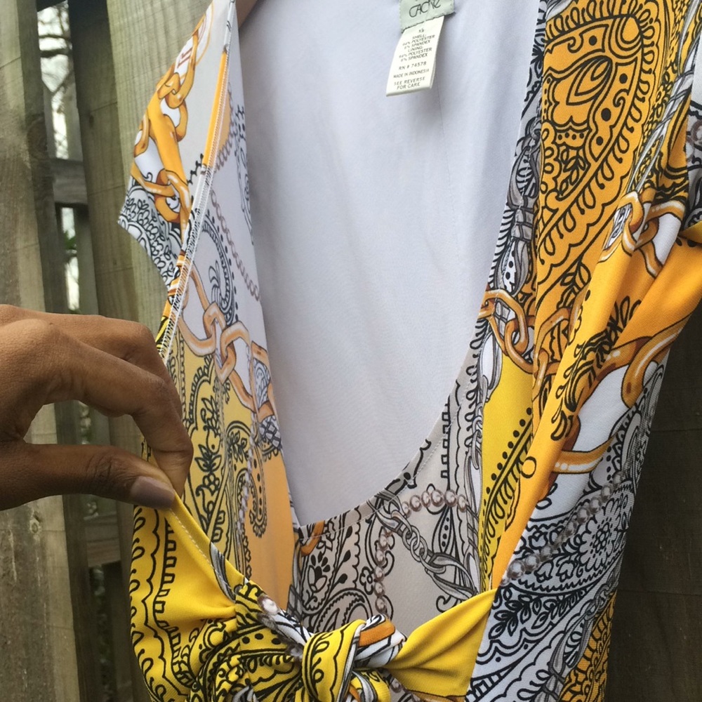 Caché wrap Dress - Picture 5 of 7